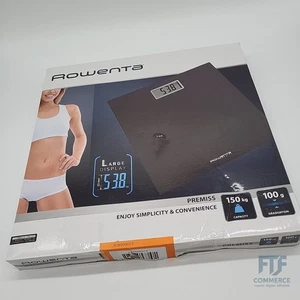 Rowenta BS1400 Premiss Digitale Personenwaage aus gehärtetem Glas, 3... BS1400V0 - Bild 1 von 3