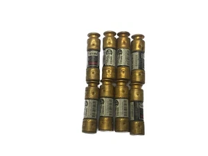 (8) NOS Fusetron 2 8/10A 250VAC RK5 Dual Element Time Delay Fuses FRN-R-2 8/10 - Picture 1 of 4