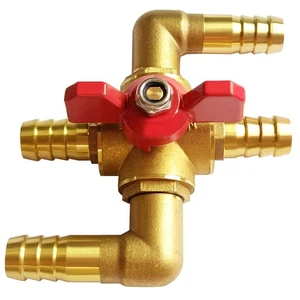 Solid Brass 5/8 Inch Heater Control Valve,Car Heater Air Conditioning Ball Valve - Picture 1 of 6