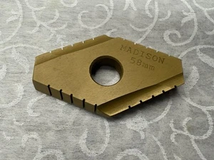 MADISON UTENSILI DA TAGLIO Duodex Vanga Inserti indicizzabili 58mm T-15 HSS Serie IV - Foto 1 di 5