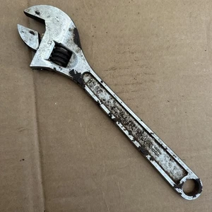 Vintage Craftsman 10" verstellbarer Schraubenschlüssel, 250 mm 44604 geschmiedet in USA WF - Bild 1 von 12