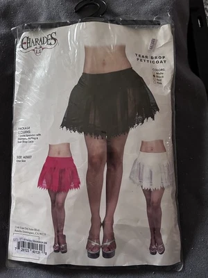 Charades Black Tear Drop Petticoat Size Adult - Image 1 of 4