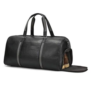 Genuine Leather Travel Duffel Bags for Men and Women Overnight Weekend Leather - Picture 1 of 8