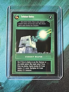 Turbolaser Battery Premiere Limited BB Dark Side Raro | SWCCG DS Singoli - Foto 1 di 1