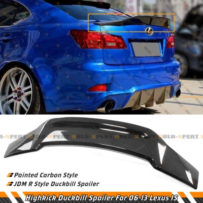 ALERÓN MALETERO DUCKBILL ASPECTO CARBONO LEXUS IS250 IS350 ISF R 2006-2013 Foto 1 de 4