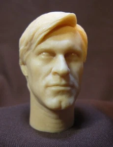 H-08 Aaron Eckhart as harvey dent "BATMAN" CUSTOM RESIN HEAD SCULPT 1/6 Scale - Picture 1 of 2