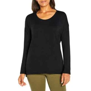 Banana Republic Women's Soft Knit Long Sleeve High-Low Hem Sweater Top Black 3X - Picture 1 of 1