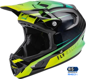Fly Racing Werx-R Helmet Hi-Vis/Teal Carbon Xs 73-9223Xs 73-9223XS - Bild 1 von 1