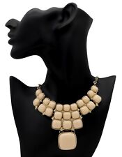 Choker Necklace Fashion Charm Pendant Chain Crystal Jewelry Chunky Statement Bib
