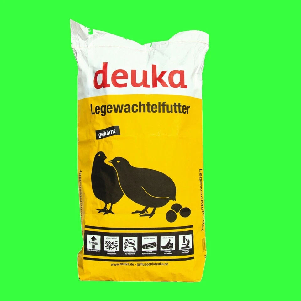Deuka Legewachtelfutter Home-Farming Wachtelfutter 25 kg Deuka 2 mm Pellets - Bild 1 von 3