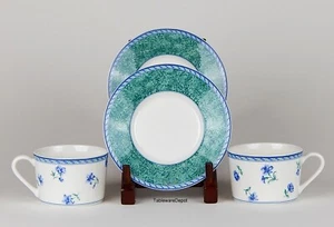 Mikasa BLUE MEDLEY, Set of 2 Cups & Saucers, MINT/EXCELLENT Condition! - Picture 1 of 7