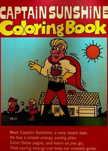 Captain Sunshine Coloring Book East Ohio Gas Company 1980s - Picture 1 of 3