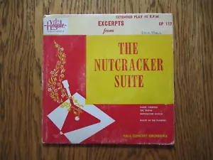 Nutcracker Suite 45 1/min rot Vinyl erweiterte Spielplatte kostenloser Versand - Bild 1 von 4