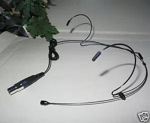 Brand New Head worn Headset Microphone Mike mic for AKG Samson (Black dual hook) - Picture 1 of 1