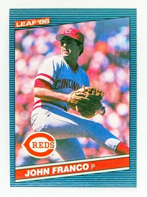 John Franco #240 (1986 Donruss/Leaf) Baseball Card, Cincinnati Reds - Image 1 of 2