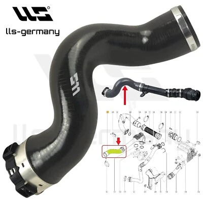 Turboschlauch Ladeluftschlauch für RENAULT Kangoo II 1.5 dCi 144608356R - Bild 1 von 4