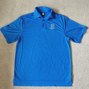 FootJoy Blue Mens SS Polo Shirt Sz L - Picture 1 of 7