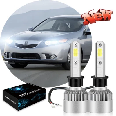 Kit de bombillas LED de haz alto 6000K para ACURA TSX 2004-2007 2008 Foto 1 de 4