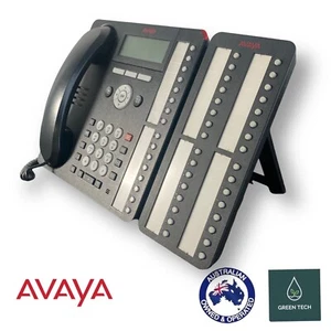 Avaya 1416 Global Digital Phone Black RECEPTION 1416D04A-003 w/ Extension DBM32 - Picture 1 of 8