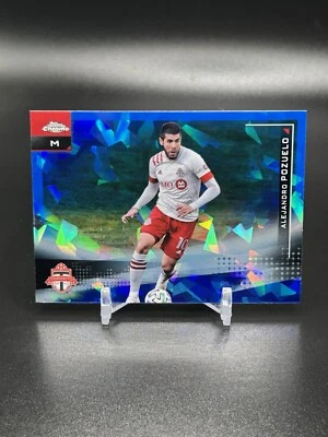 2021 Topps Chrome Sapphire MLS Soccer #35 Alejandro Pozuelo - Toronto FC - Image 1 of 2