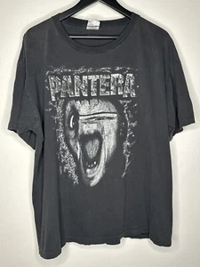 T-shirt vintage anni '90 Pantera Melting Face taglia XL fascia metallo Winterland - Foto 1 di 10