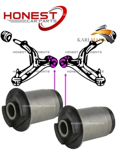 Passt für CHRYSLER VOYAGER 1997-2007 QUERLENKERBUCHSE VORNE X2 KARLMANN NEU (Mitte) - Bild 1 von 4