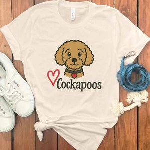HEART COCKAPOOS T-SHIRT - Picture 1 of 40