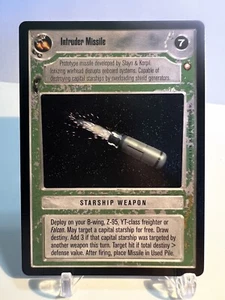 Star Wars CCG decifratore SWCCG edizione speciale missile intruso - Foto 1 di 2