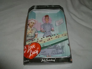NEW I LOVE LUCY DOLL LUCILLE BALL AS LUCY RICARDO JOB SWITCHING MATTEL 1998 NIB - Picture 1 of 5