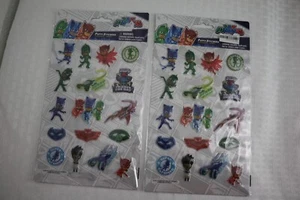 Set 2 NUOVI PJ MASKS Adesivi Puffy Decora il Tuo Computer Notebook, Carte - Foto 1 di 5