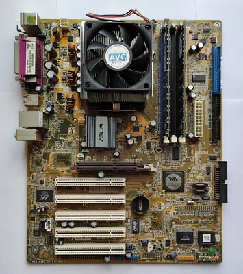 Asus K8V-X Motherboard with Athlon 64 3000+ CPU and 2GB RAM - Test OK! 631 - Image 1 of 4