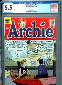 Cómics de Archie #97 (Archie Publications, 1958) con certificación CGC 5,5 - Imagen 1 de 3