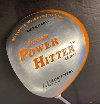 Momentus Driver Golf Junior Power Hitter 460cc ponderado LH nuevo agarre 240 gramos 44" Foto 1 de 4