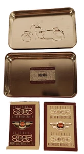 Harley Davidson Playing Cards x2 Tin 1903-1998 Limited Edition A3 SP - Bild 1 von 6