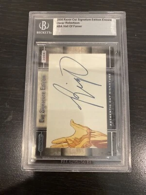 Oscar Robertson Auto 2008 Razor Cut Signature Edition Encore - BIG O Auto - Image 1 of 4