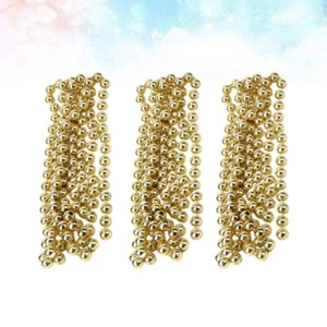 Gold Perlen Girlande Baum Girlande Weihnachten Baum Bead Garland - Bild 1 von 11