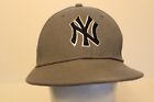 New York Yankees Ny Gray Grey New Era 59Fifty Mlb Baseball Cap