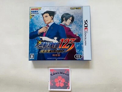 Nintendo 3DS Gyakuten Saiban 1 2 3 Naruhodo Selection Limited Edition Japanese - Image 1 of 4