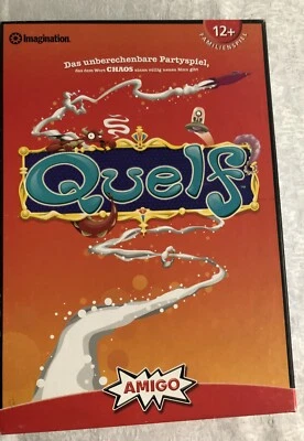Brettspiel Quelf ! das unberechenbare Partyspiel-Spin Master Rarität Sammlung - Bild 1 von 4