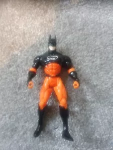 1997 Kenner Batman Action Figure Orange & Black Suit - Picture 1 of 3