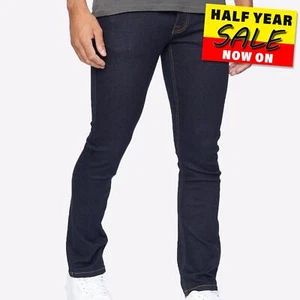 Jeans De Mezclilla Slim Fit Clásicos Para Hombre Buraca Lavado Índigo - Imagen 1 de 5