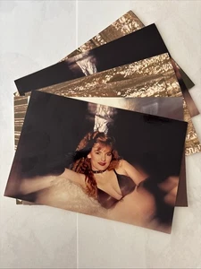 LOTE DE COLECCIÓN DE 7 FOTOGRAFÍAS EN COLOR SEXY DE ENCAJE/LINGERIE ATREVIDAS DE DAMA DE AL LADO 4x6 - Imagen 1 de 8