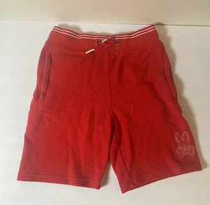 Psycho Bunny Kids Boys Larkin Shorts Red size M Drawstring - Picture 1 of 11