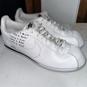Nike Classic Cortez X Nathan Bell Shoes Men’s Size 13 White  - Picture 1 of 10