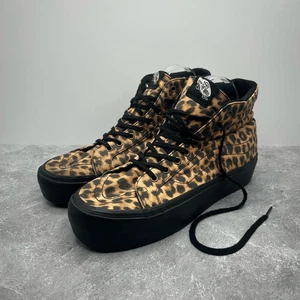 Vans Leopard Print Sk8-Hi Platform Skateboarding Sneaker Size M8 W9.5 Grunge - Picture 1 of 15