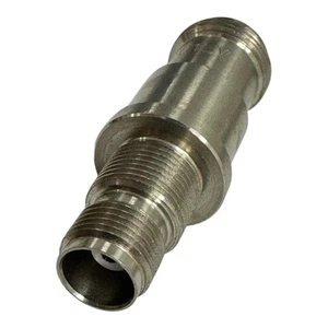 Adaptador de RF Genex 3017201LV recto de acero inoxidable tipo N (f) a convertidor TNC (f) - Imagen 1 de 2