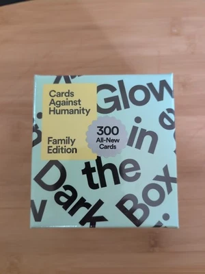 Cards Against Humanity Family Edition 300 Card Expansion Glow In The Dark Box- - Image 1 of 3