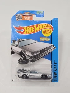 Hot Wheels Back to the Future Time Machine 2015 modo flotante HW City coche diecast - Imagen 1 de 2