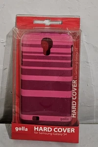Funda rígida para teléfono Golla para Samsung Galaxy S4 rojo rosa a rayas - Imagen 1 de 1
