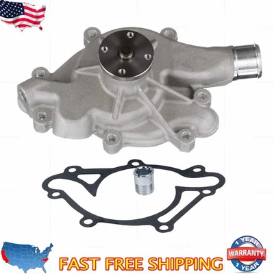For 1990 1991 Dodge Dakota S V8 5.2L RWD OHV Engine Cooling Water Pump W/Gasket - Image 1 of 4